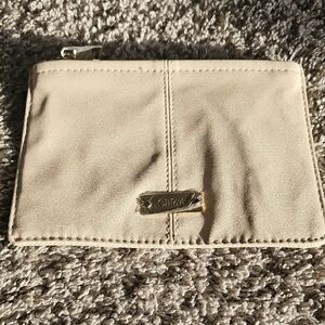 Chloé Beige Suede Wallet